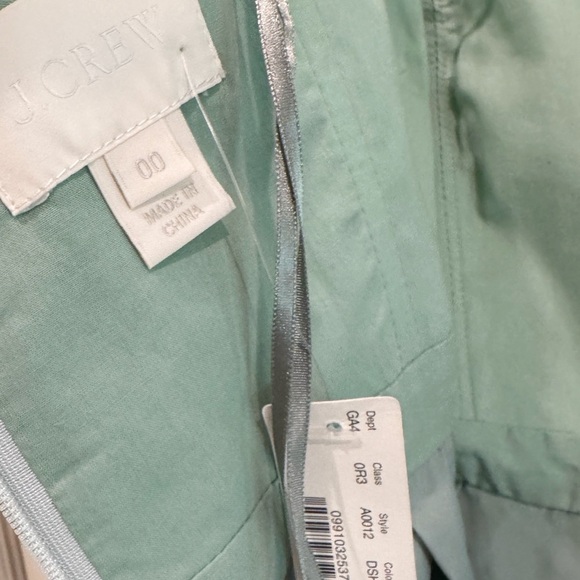 BNWT J.Crew Mindy Strapless Dress Dusty Shale size 00 $290 - Picture 8 of 13